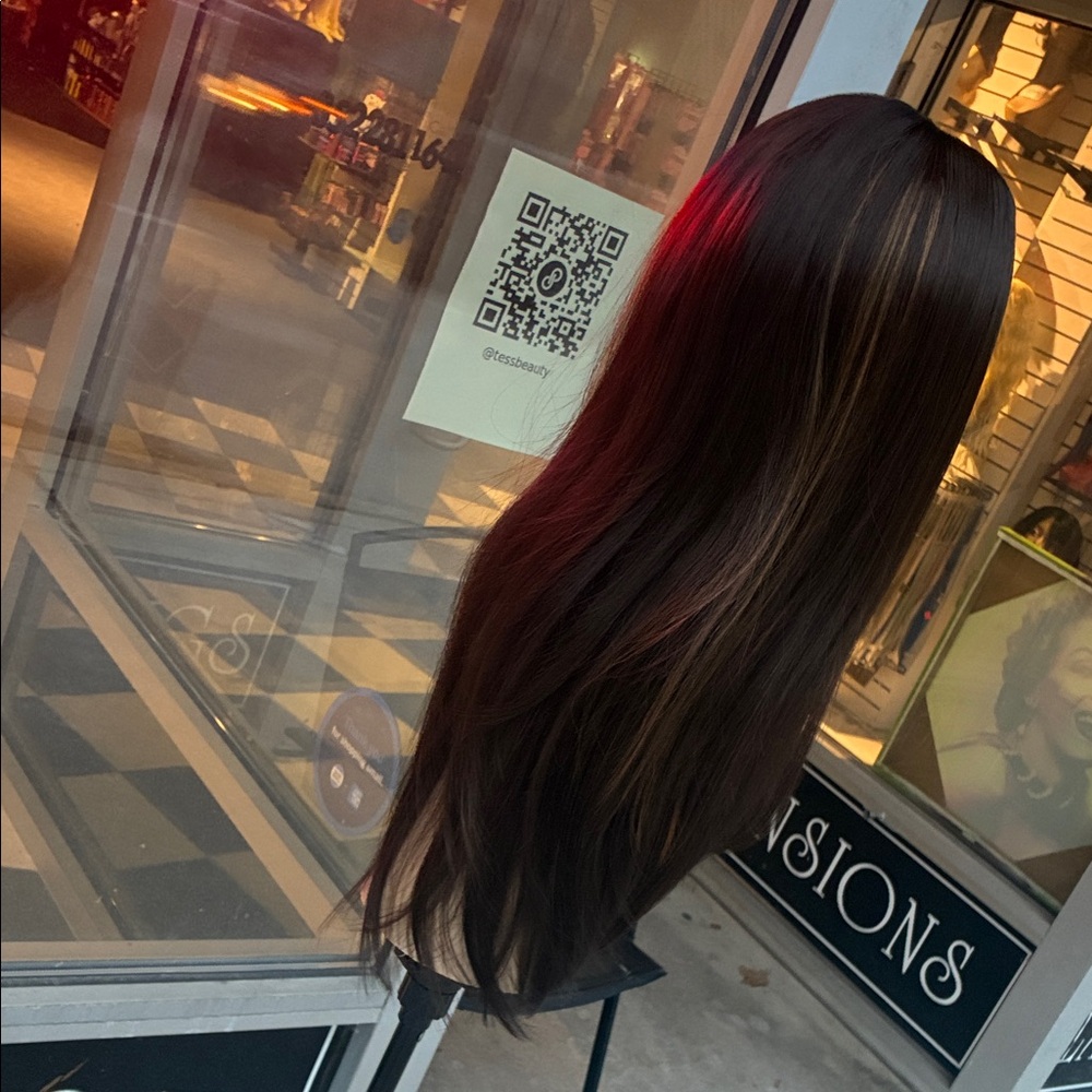 Elegant Brown Women's Wig - Picture 4 of 16